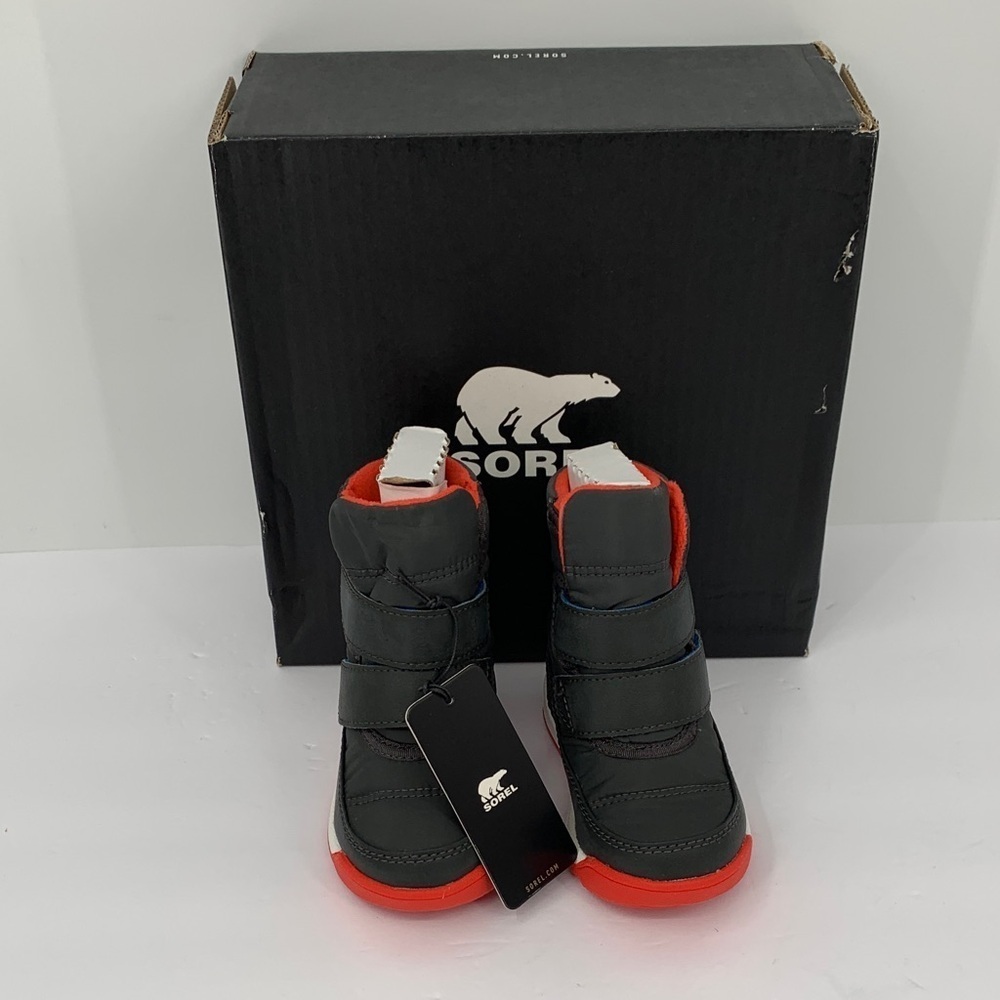 Sorel Toddler Whitney II strap winter boots waterproof infant baby puffy new 6